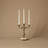 Antique Neoclassical Three Light Onyx Candleholder