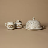 Midcentury Studio Pottery Dessert Serving Set