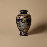 1970s Japanese Cloisonné Style Ceramic Vase