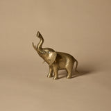 Statuette d'Éléphant vintage en laiton