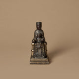 Our Lady of Montserrat Brass Statuette