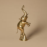 Balancing Brass Circus Elephant