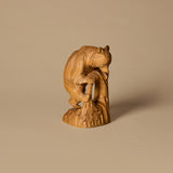 European Hand Carved Bear Figure