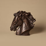 Buste de cheval “Flaming Mane” des années 1970 signé James Killian Spratt