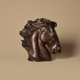 Buste de cheval “Flaming Mane” des années 1970 signé James Killian Spratt