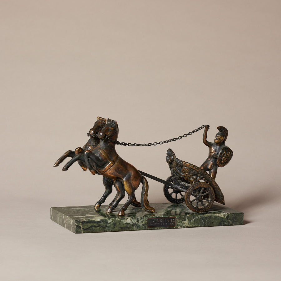 Greek statuette of Achilles