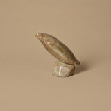 Signed 1970s Inuit Soapstone Bird Carving