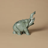 Hand-Carved Stone Elephant