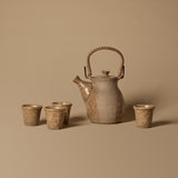 Studio Vintage Poterie Ensemble théière et tasse mouchetée