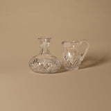 Duo Carafe en Verre Taillé & Pichet en Cristal