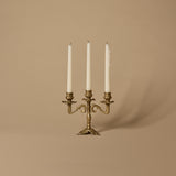 Bougeoir Vintage à Trois Lumières de Style Rococo