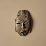 masque maya en stéatite sculpté à la main vintage