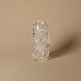 Vase Milieu du 20ème Siècle en Cristal Taillé à Motif Starburst