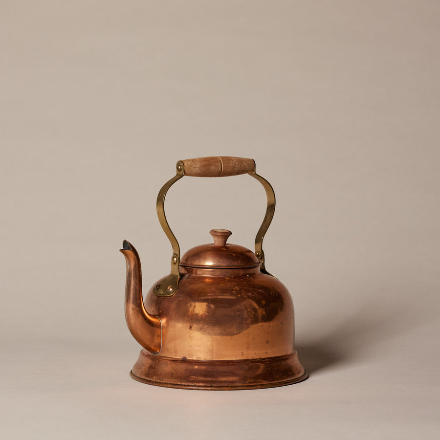 Copper tea pot kettle