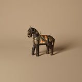 Cheval en bois antique Marwari