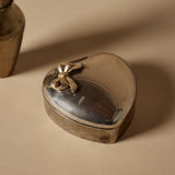 Vase en corde et boîte à bijoux en forme de cœur