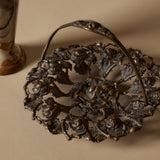 Vase Onyx et panier floral victorien du début du 20e siècle