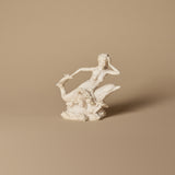Figurine vintage de sirène et dauphin