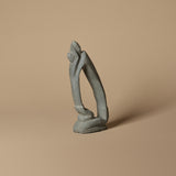 Sculpture moderniste vintage de mère et d’enfant