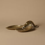 Vintage Heavy Brass Lobster Catchall Tray