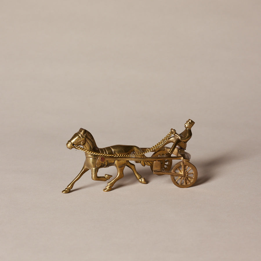 Harness racing figurine