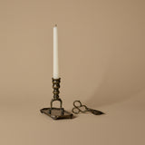 Antique Italian Candle Snuffer & Candleholder Set