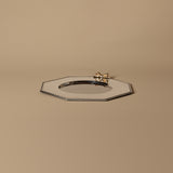 Vintage Octagonal Tray with Bow