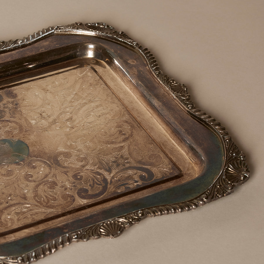 Victorian Silver Plated Tray