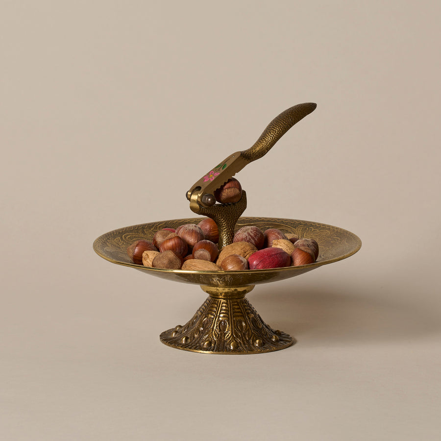 Vintage Tamar Pedestal Nutcracker Dish