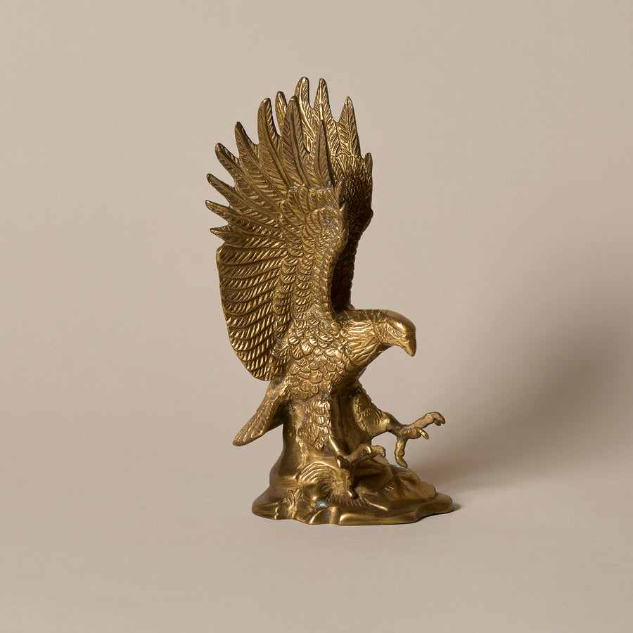 Vintage Brass Eagle Figurine