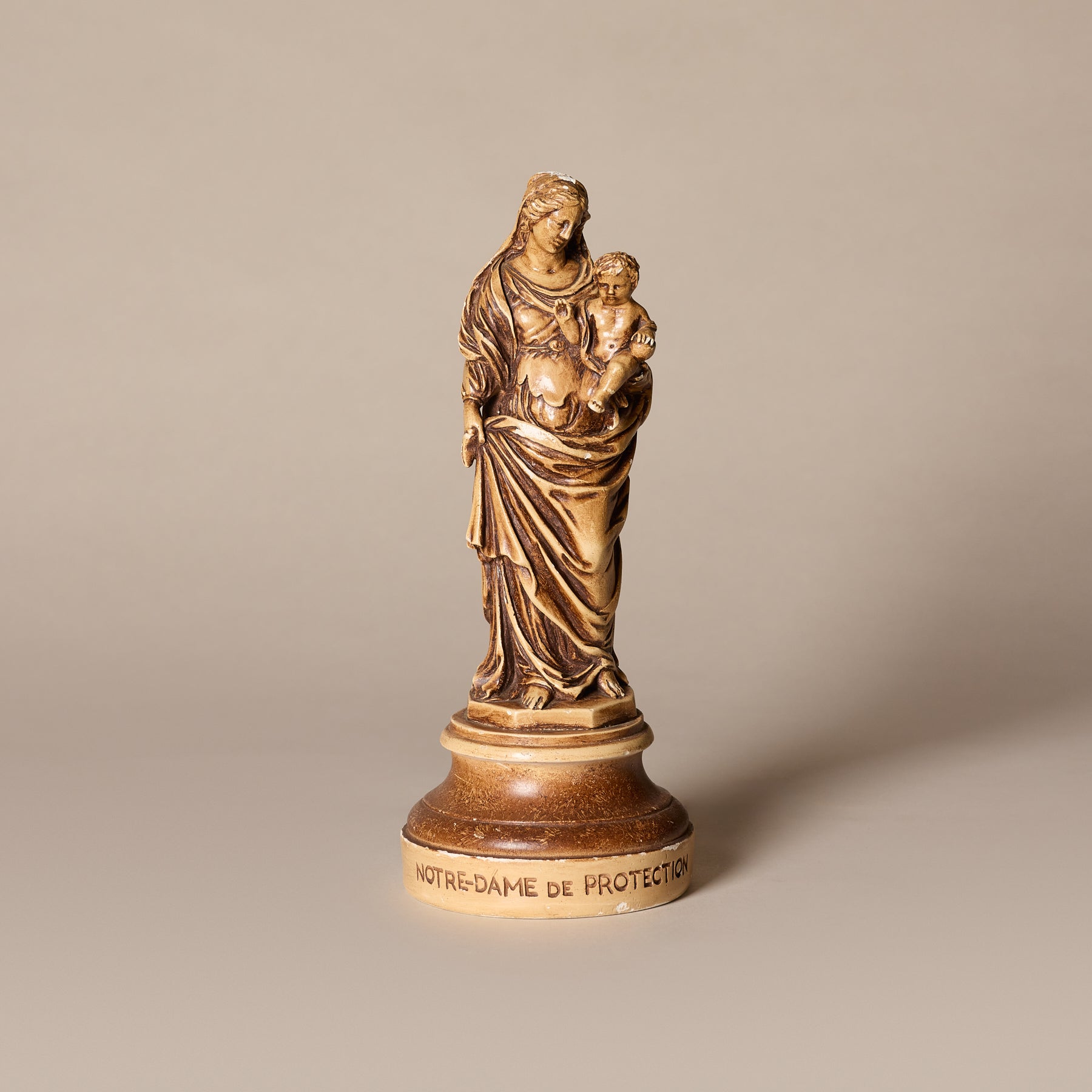 Vintage 'Our Lady of Protection' Statue – Blanc Marine Boutique