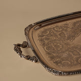 Antique English Silver Plated Serving Tray