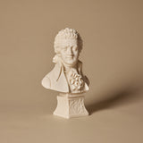 Italian Neoclassical W.A Mozart Bust Signed by A.L Faro