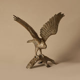 1970s Large Brass Eagle Sculpture