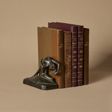 Art Deco Dancer Bookend & Antique Books