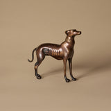 Vintage Art Deco Bronze Greyhound Figurine