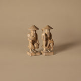Pair of Handcarved Soapstone Figurines
