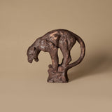 Modernist Panther Sculpture Signed by Paul Sersté