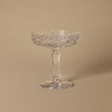 Vintage Crystal Pedestal Dish
