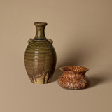 Duo de poteries d’atelier vintage émaillées