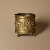 19th Century Brass Planter with Claw Feet