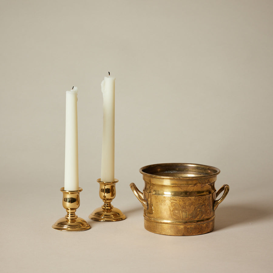 Small Planter & Candleholders