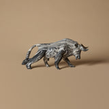 Vintage Italian Marble Bull Sculpture