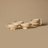 Set of 5 Vintage Tzintzuntzan Pottery Cups