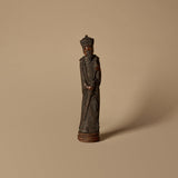 Vintage Carved Emperor Statue