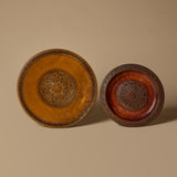 Pair of Vintage Decorative Wood Plates