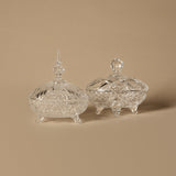 Set of Two Crystal Bonbonnières