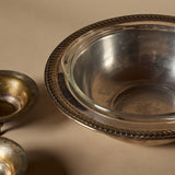 Antique Decorative Tableware Set with Serving Dish, Saucier & Footed Bowls