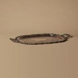 Antique Decorative Sheffield Plate Tray with Rococo Details