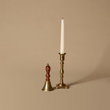 Vintage Candleholder & Bell Duo